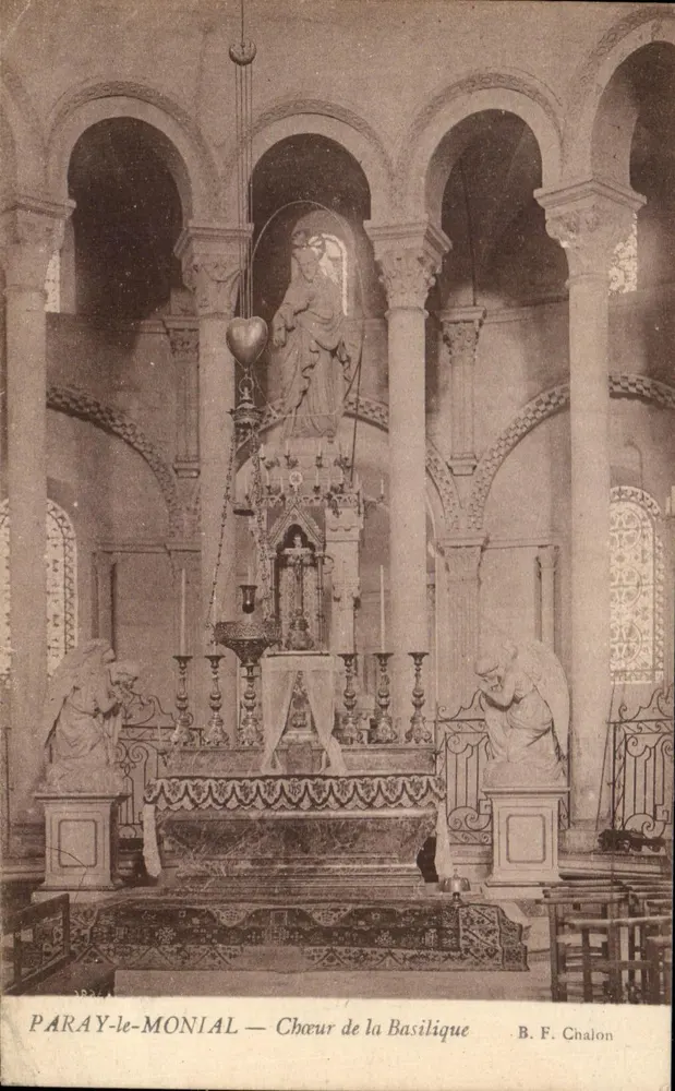 Paray-le-Monial — Chór Bazyliki — B. F. Chalon - Awers