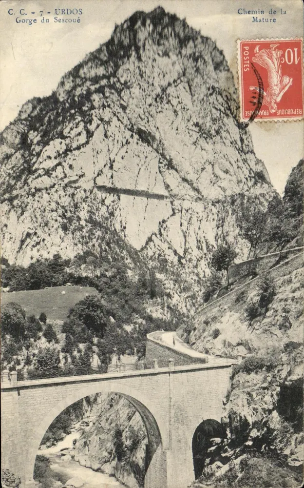 Garganta do Sescoué — Urdoes — Caminho da Mature — C.C. 7 - Frente