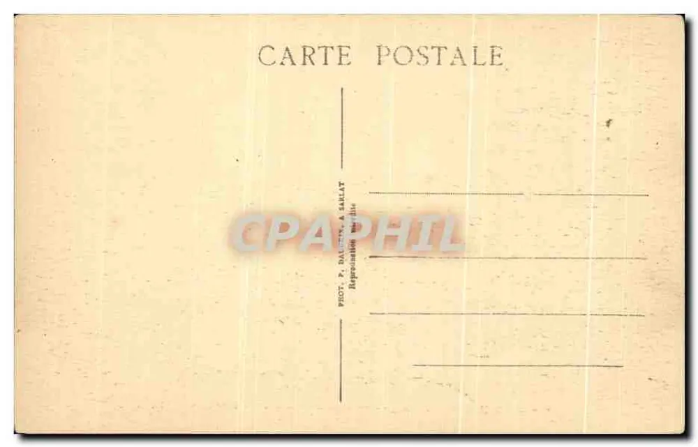 Tal des Céou bei Castelnau (im Sarladais) — La Dordogne Pittoresque — P.D.S. - Rückseite
