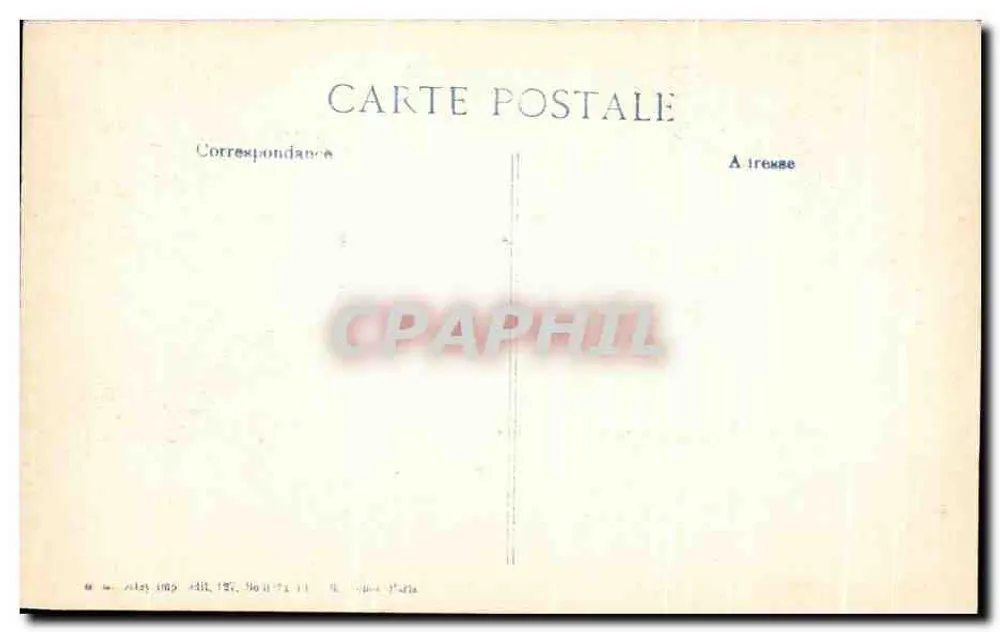Lunéville - Die Unterprefektur — Zerstörung nach 1914-15 — unbekannter Verlag, Nr. 344 - Rückseite