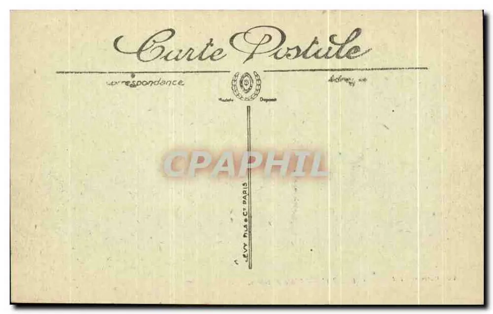 Cambrai — Place d'Armes — ruínas após guerra — Visé Paris n° 3817 - Verso