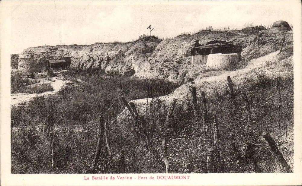 Die Schlacht von Verdun - Fort de Douaumont — Photo Verdon - Vorderseite