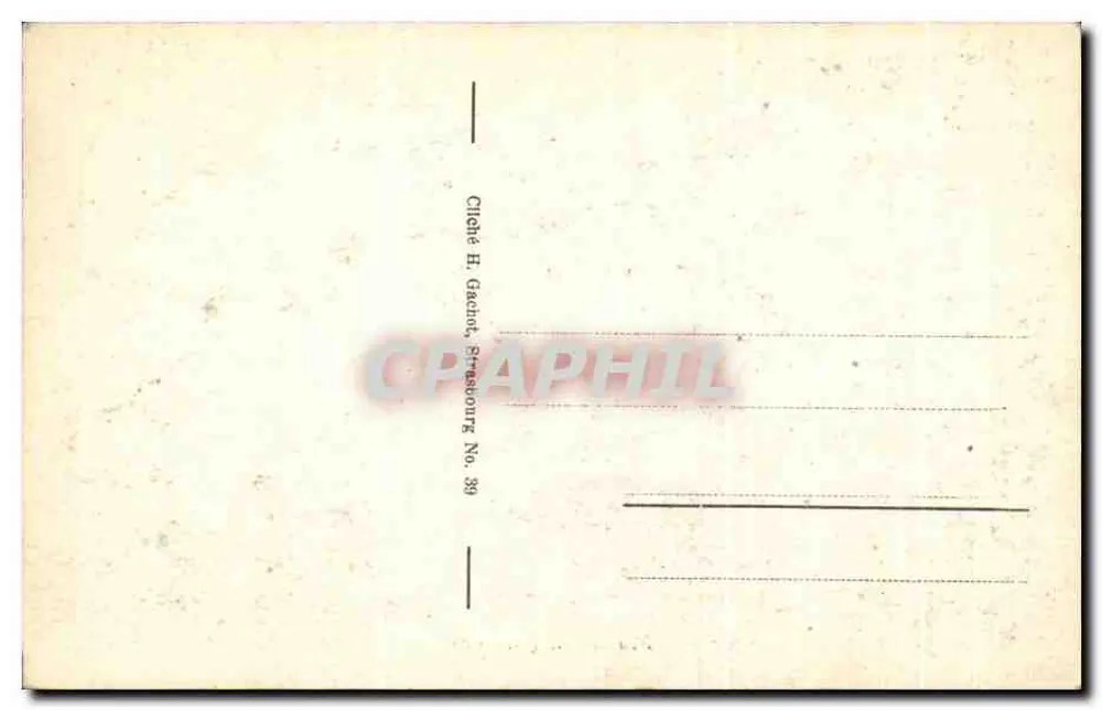 Muhlbach (Alsace) — ruínas após destruição — cliché H. Gachot, Strasbourg No. 39 - Verso