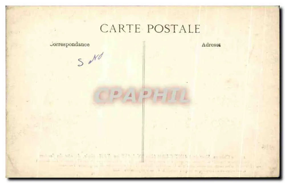 O Castelo Novo de Saint-Germain-en-Laye no século XVII — gravura histórica — editor não visível - Verso
