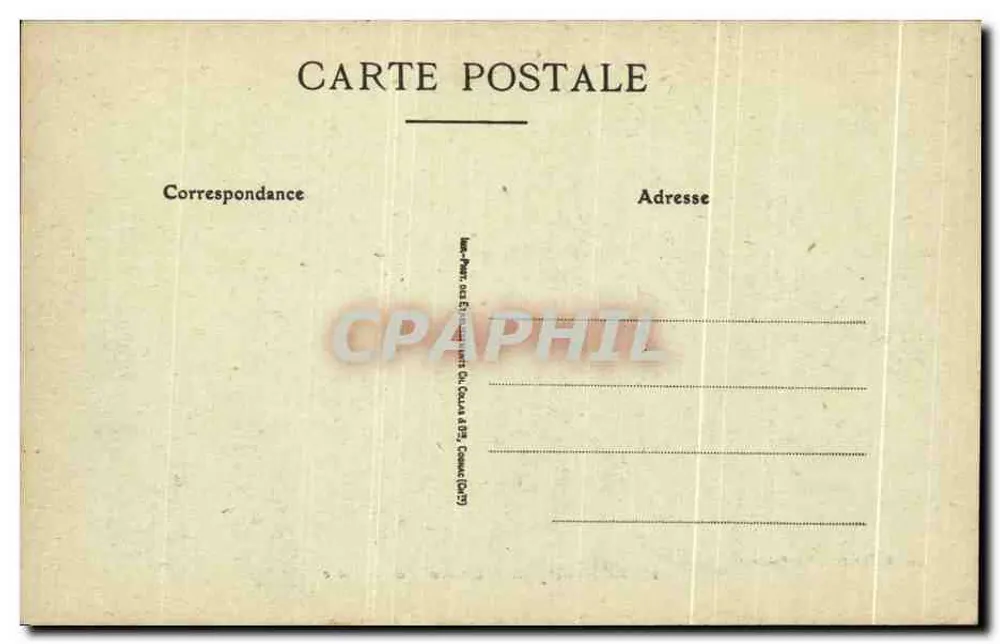Montluçon — Avenida da Estação — Lib. F. Pointud, Montluçon - Verso