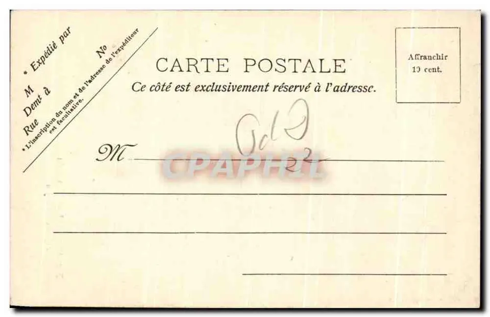 Montferrand — Casa do Senhor de Beaujeu — N. D. Paris - Verso