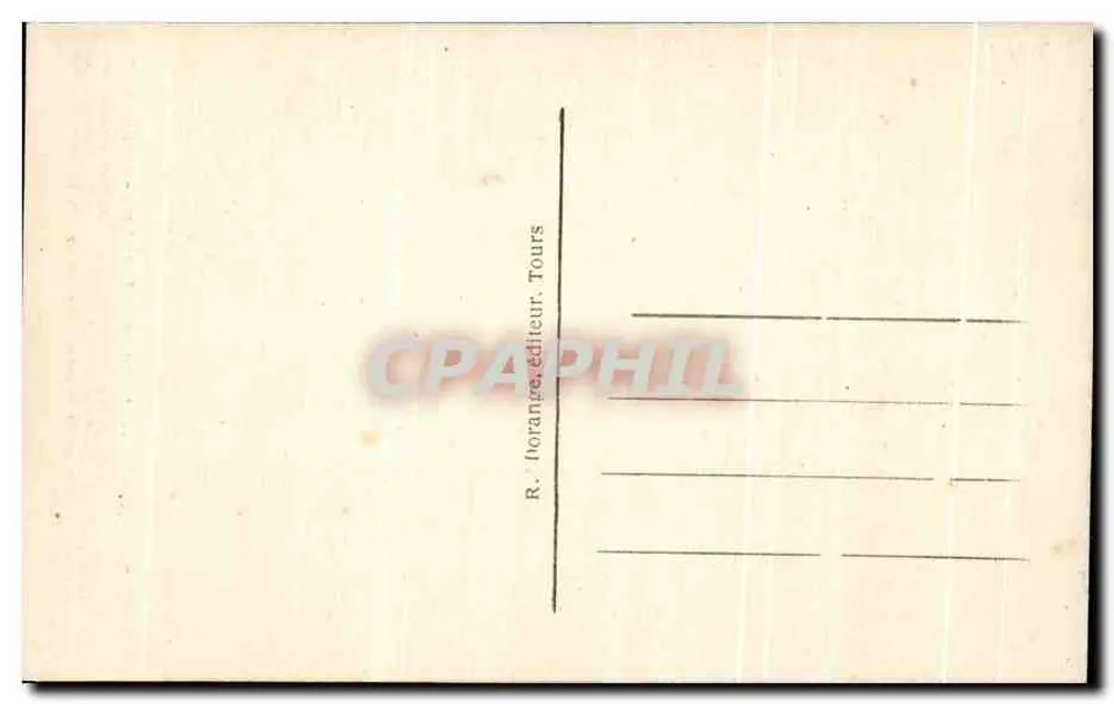 Candés (Loir-et-Cher) — Vitrail de Saint-Martin — R. D. (éditeur) - Verso