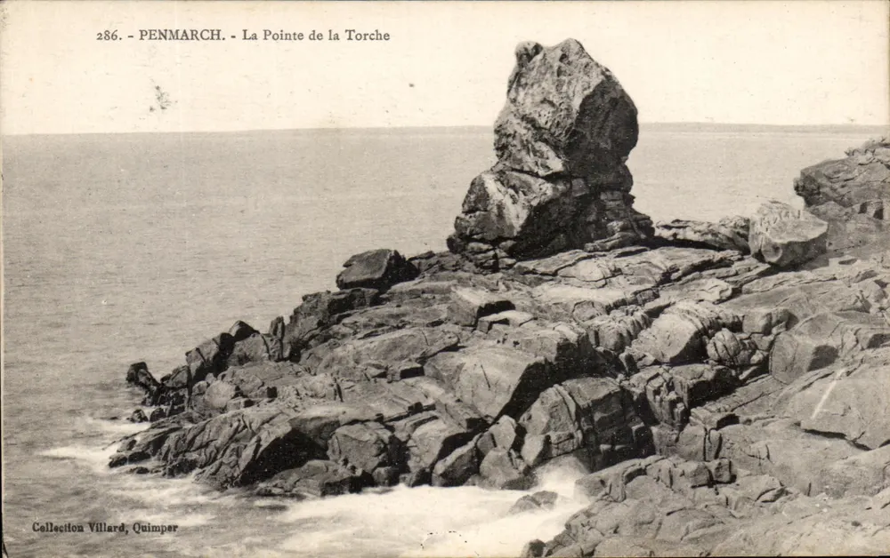 Penmarch - A Ponta da Torche — Coleção Villard, Quimper, n°286 - Frente