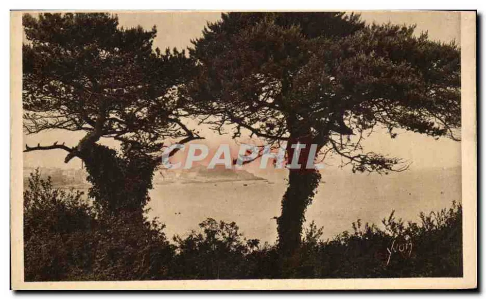 Dinard e sua Vicomtia — Bretanha — Edição de Arte YVON, n°17 - Frente