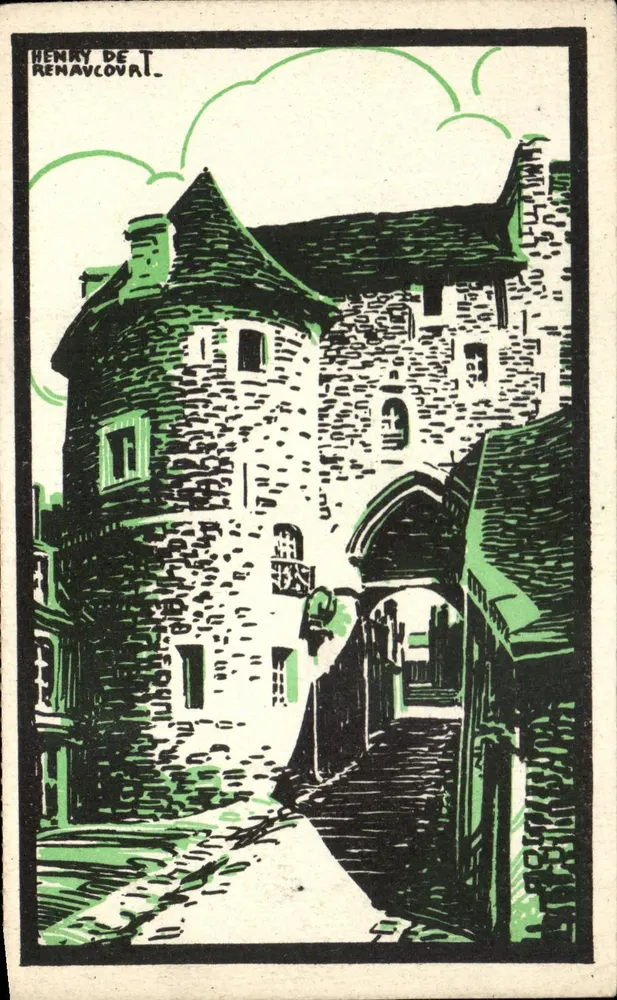 Porte des Cordeliers — Falaise (Calvados) — Ausgabe 'Livre des Wagnons-Lits' D 17 - Vorderseite