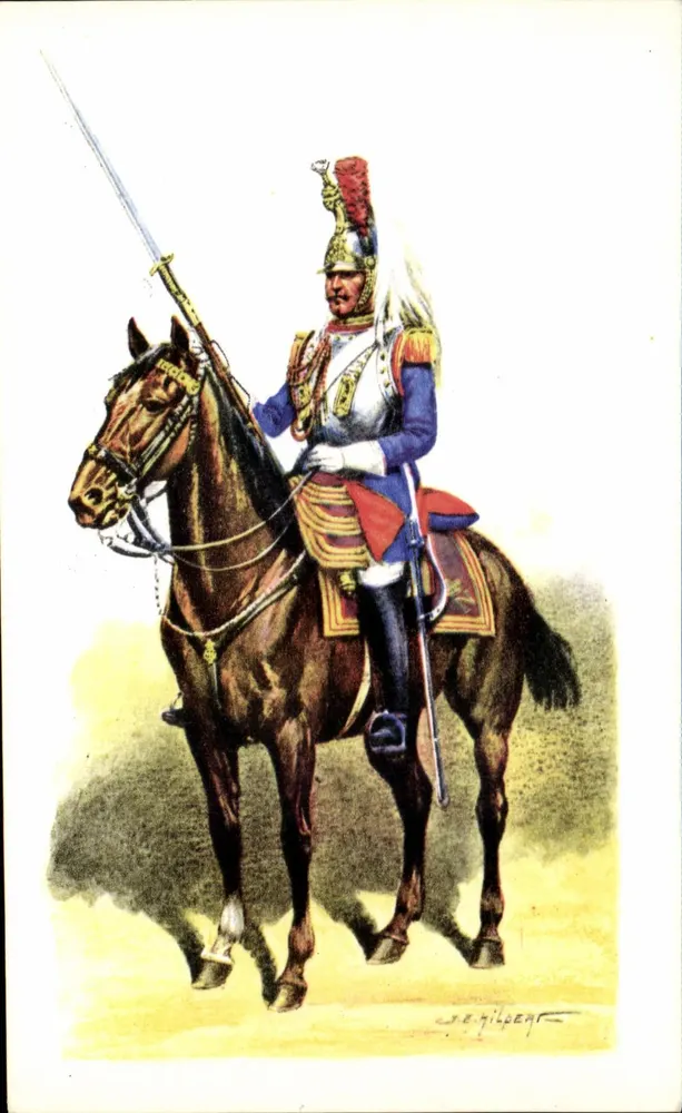 Cavaleiro da Guarda Imperial — 3ª série — J.E. Gilpear - Frente