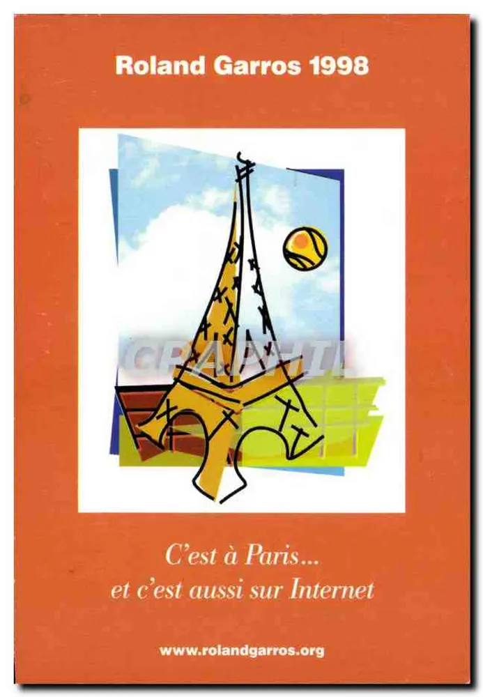 Roland Garros 1998 — Editor IBM, serie promocional - Anverso