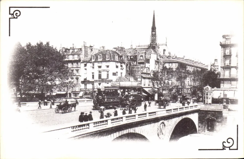 Ponte Saint-Michel — Paris — edições Paris d'Autrefois n°17 - Frente