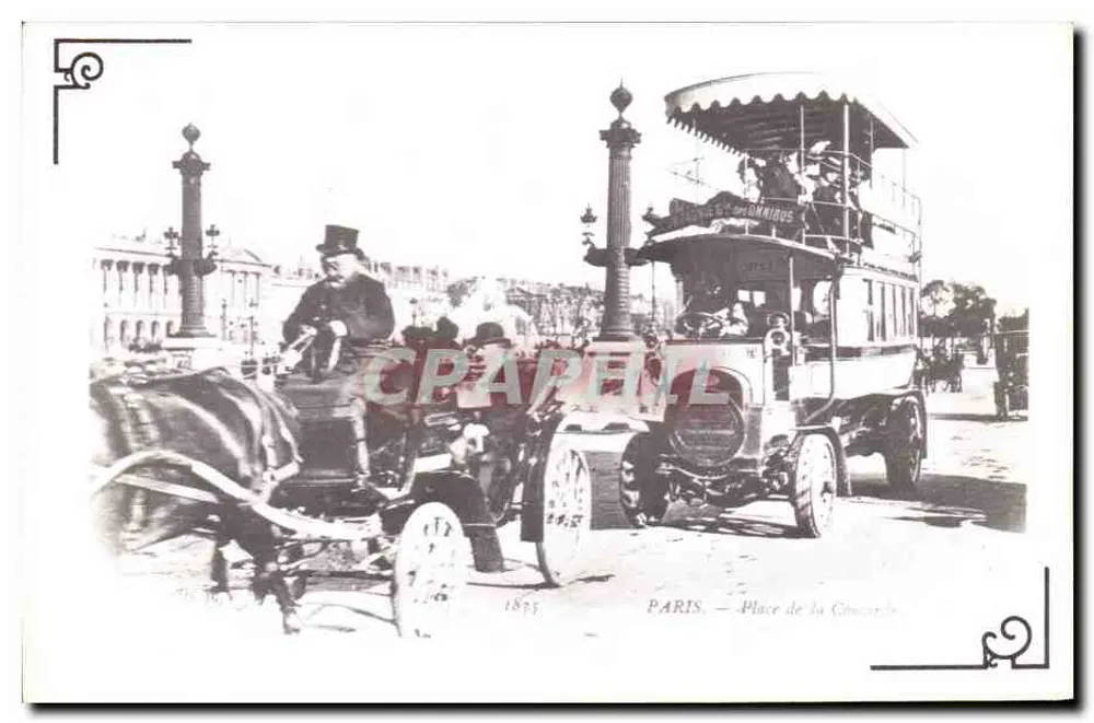 Paris — Place de la Concorde — 1895 — Crapelle - Vorderseite