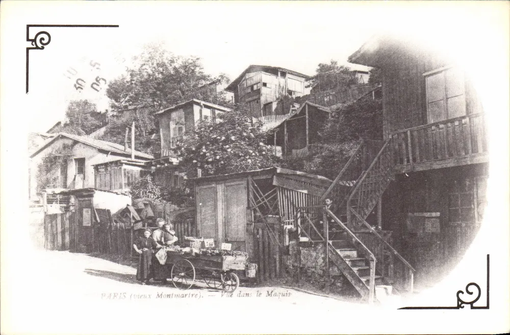 Paris (altes Montmartre) — Ansicht im Maquis — editions Paris - Paris - Vorderseite