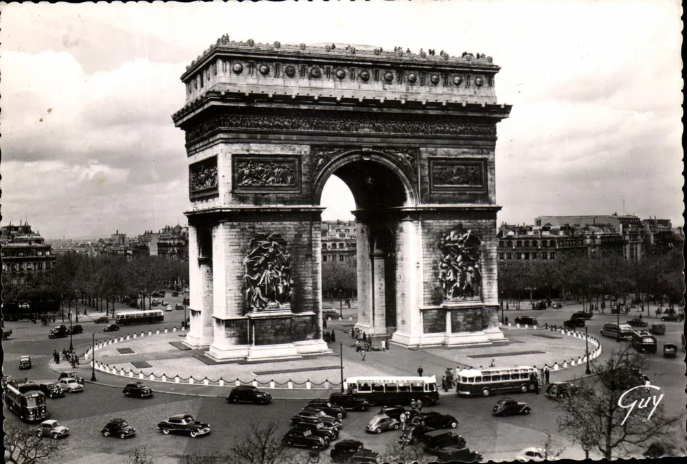 Paris und seine Wunder — Die Place und der Arc de Triomphe (1836-1836) — André Léonie, Ed. d'Art « Guy » - Vorderseite