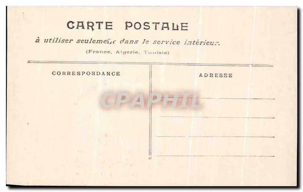 Paris überschwemmt (Januar 1910) — Die Linie der Invaliden - Rückseite