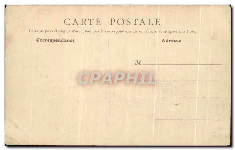 Die Überschwemmungen in Paris - Januar 1910 — Der Tuilerien-Quai — B.F., Paris - Rückseite