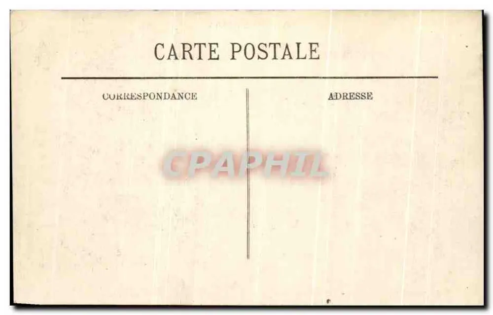Überschwemmungen in Paris (Januar 1910) — Das vorbeifahrende Boot der Rue Saint-Dominique — LL - Rückseite