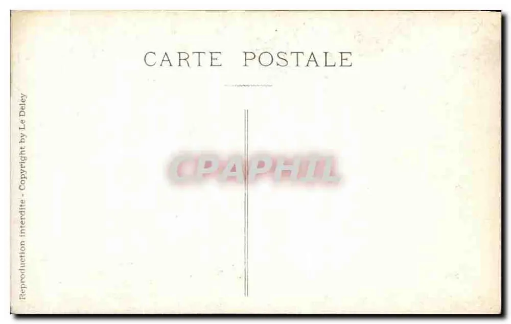 Ato III - O Dia da Pintade — cena de espetáculo — editor Le Deley, número de série não visível - Verso