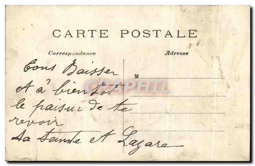 PARIS — Panorama der Seine in Richtung Stadt — Verlag C. POSTES, n° 147 - Rückseite