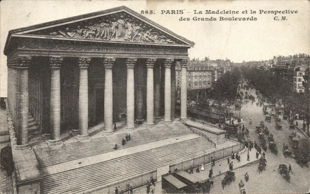 Paris — La Madeleine et la Perspective des Grands Boulevards — C.M. n°865 - Vorderseite