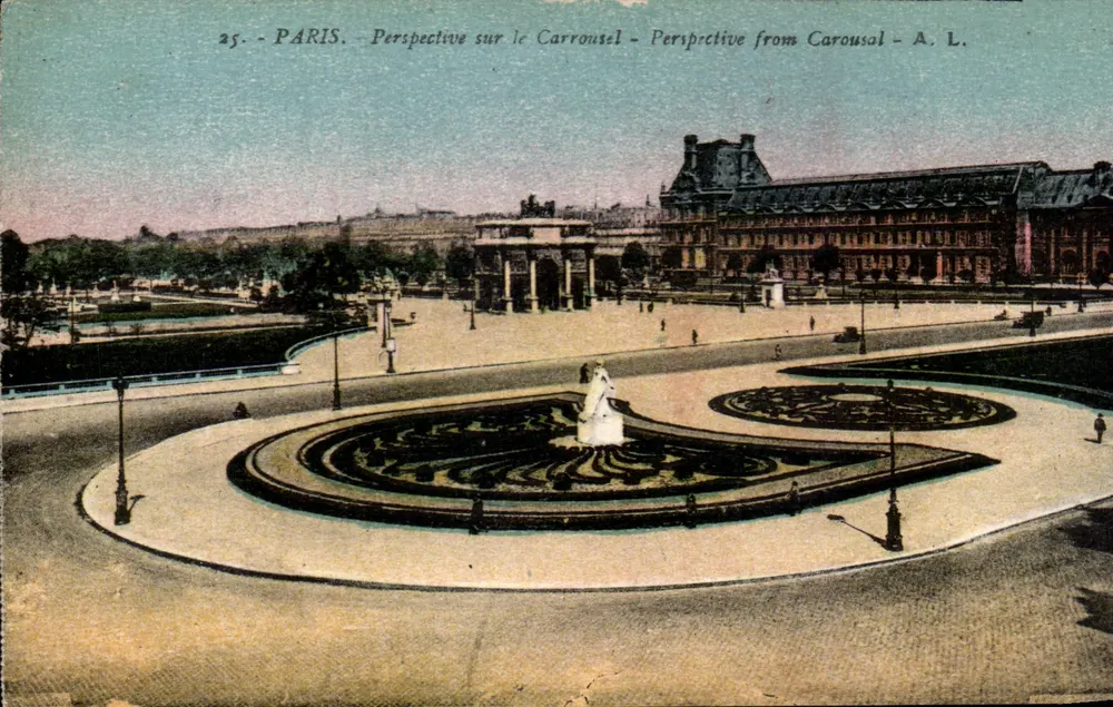 Paris - Perspectiva do Carrousel - A. L. - Frente