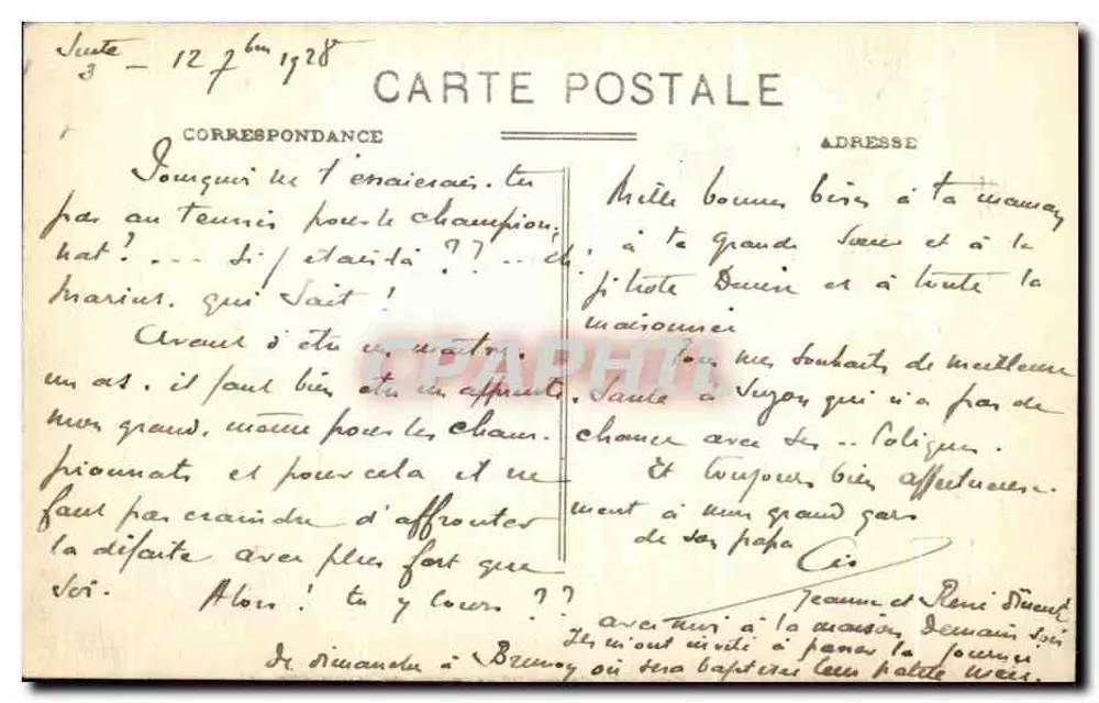 Parc Montsouris (Künstlerisch) - Ecke des Sees — F. F. PARIS 22 - Rückseite