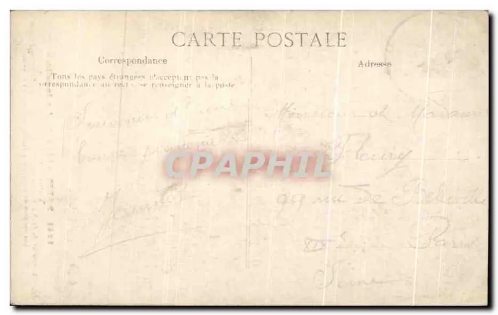 Paris — Capela dos Invalidos — Túmulo de Napoleão — Editor ELD, n° 1241 - Verso