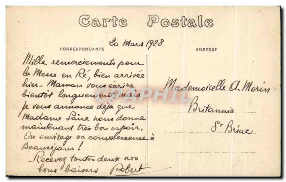 Kirche Saint-Merri — Die Jungfrau und das Kind von Van-Loo — U.P.P. Paris 4, Boulevard Diderot - Rückseite