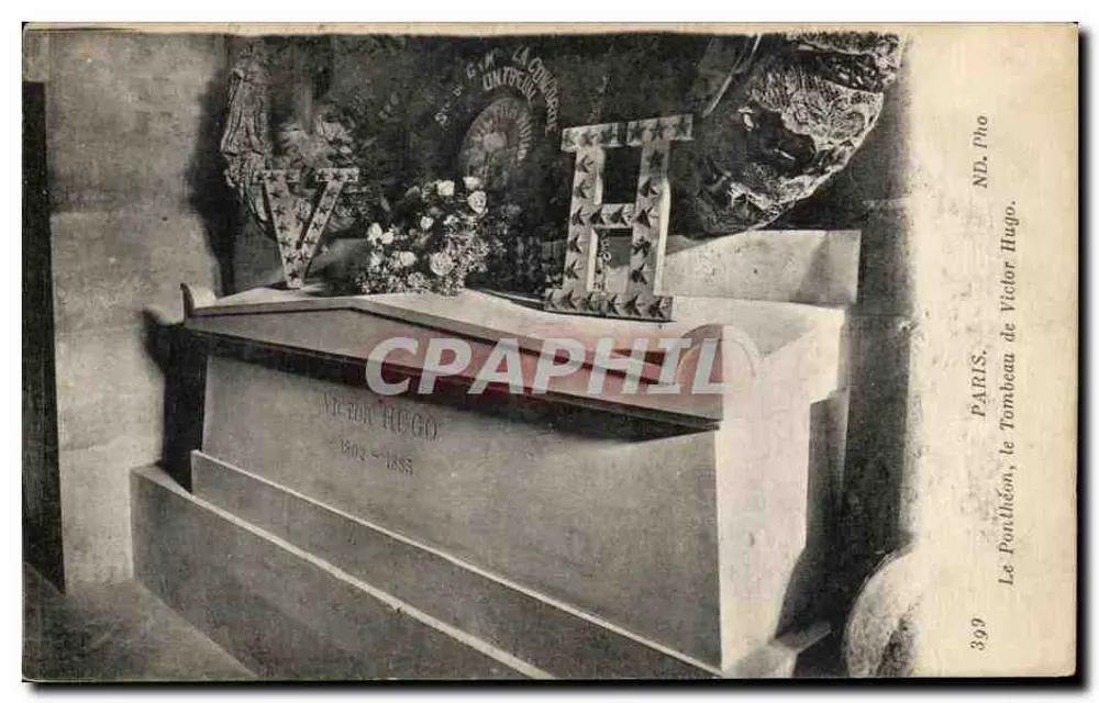 Das Grab von Victor Hugo — Paris, Panthéon — Verlag ND. Pho. - Vorderseite