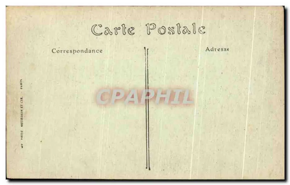 Das Grab von Victor Hugo — Paris, Panthéon — Verlag ND. Pho. - Rückseite