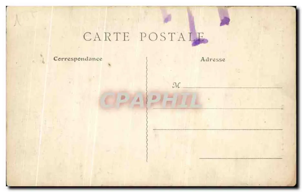 Túmulo de Voltaire — Cavas do Panteão — B. F., Paris - Verso