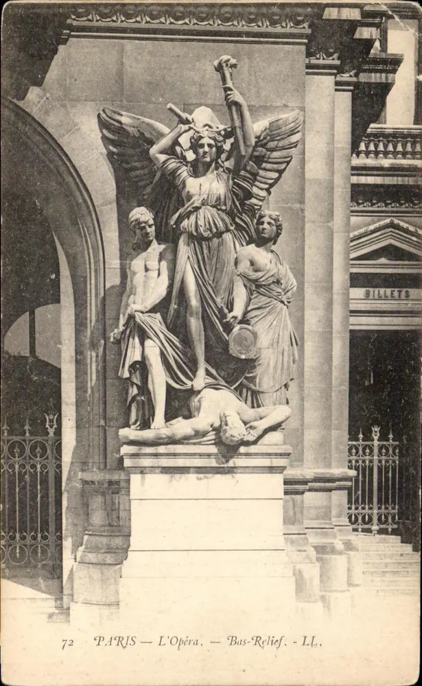 PARIS — O Ópera — Bas-relief — LL. — n°72 - Frente