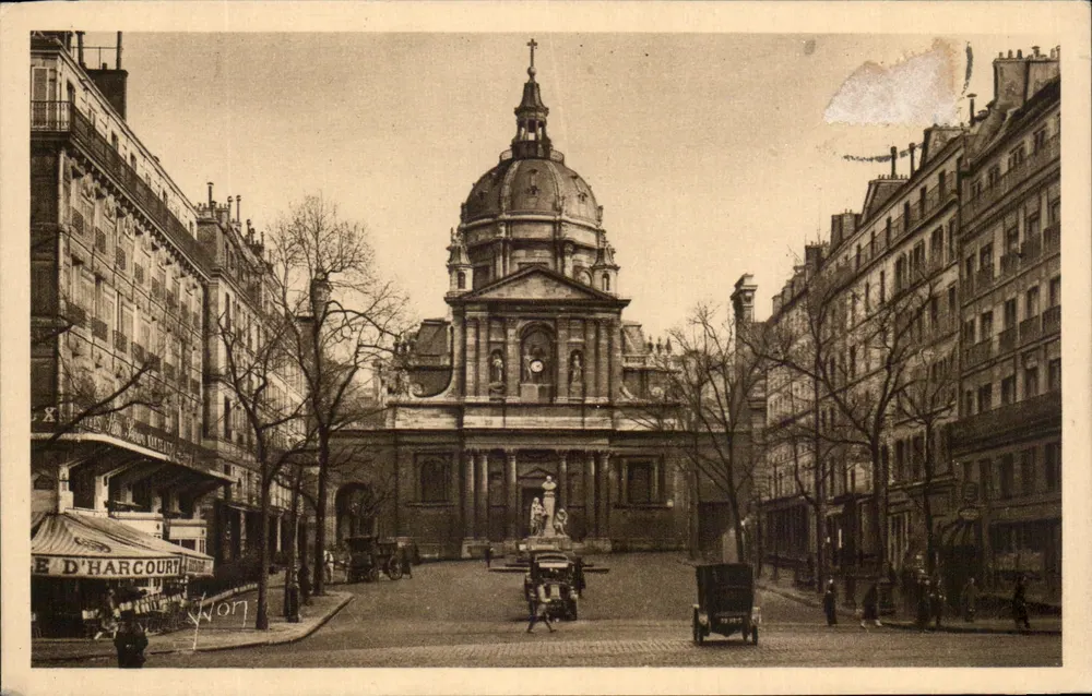 Paris. Spaziergang — Fassade der Sorbonne-Kirche — Kunstausgabe, Paris, Serie 13 n°259 - Vorderseite
