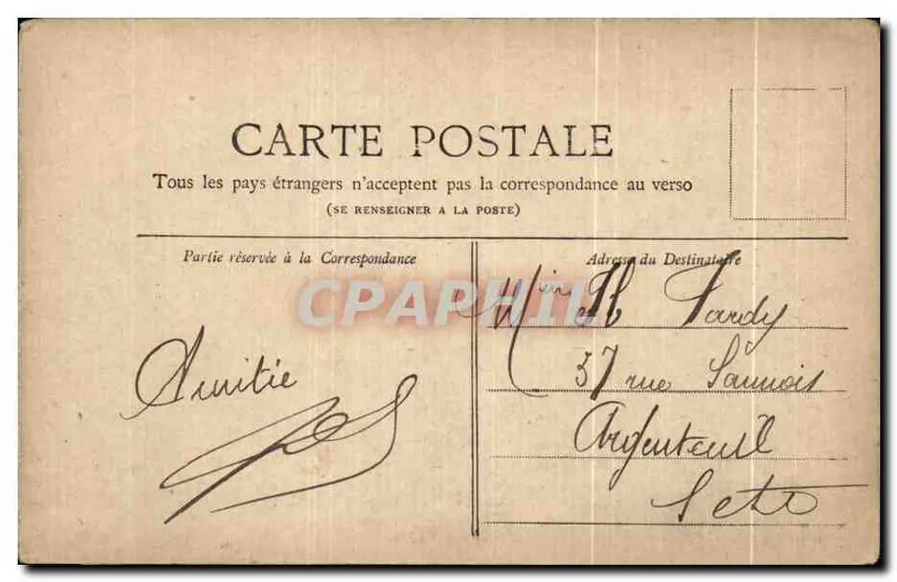 PARIS — O Ópera — Coleção Petit Journal - Verso