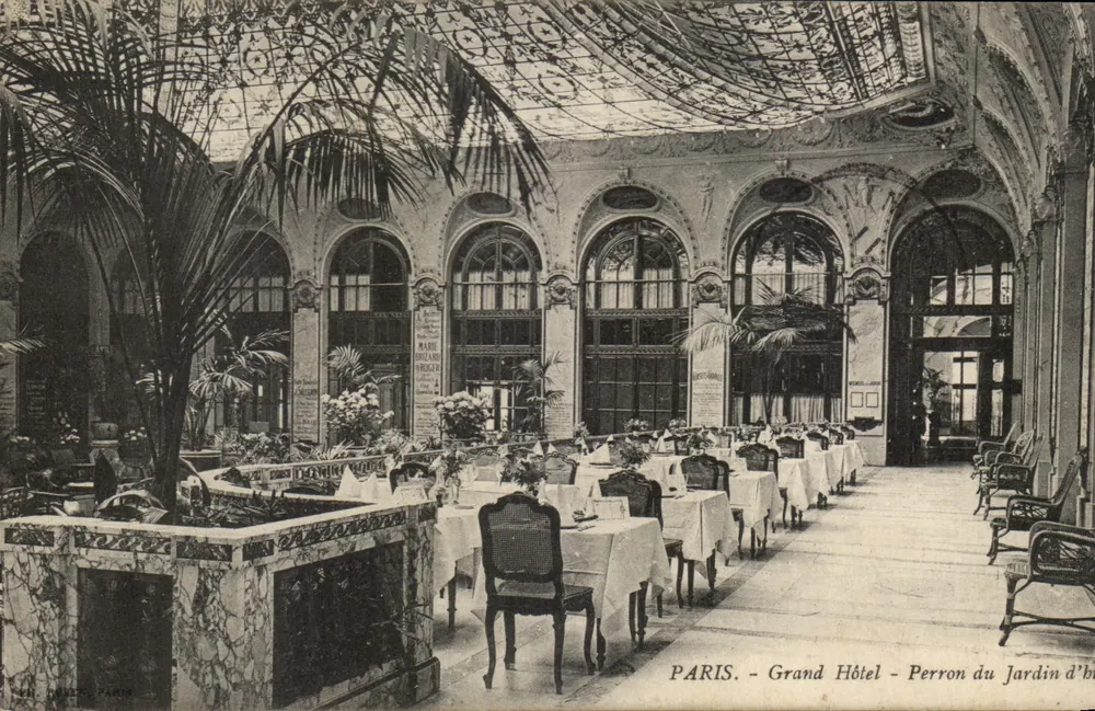 PARIS - Grand Hôtel - Perron du Jardin d'hiver - Vorderseite