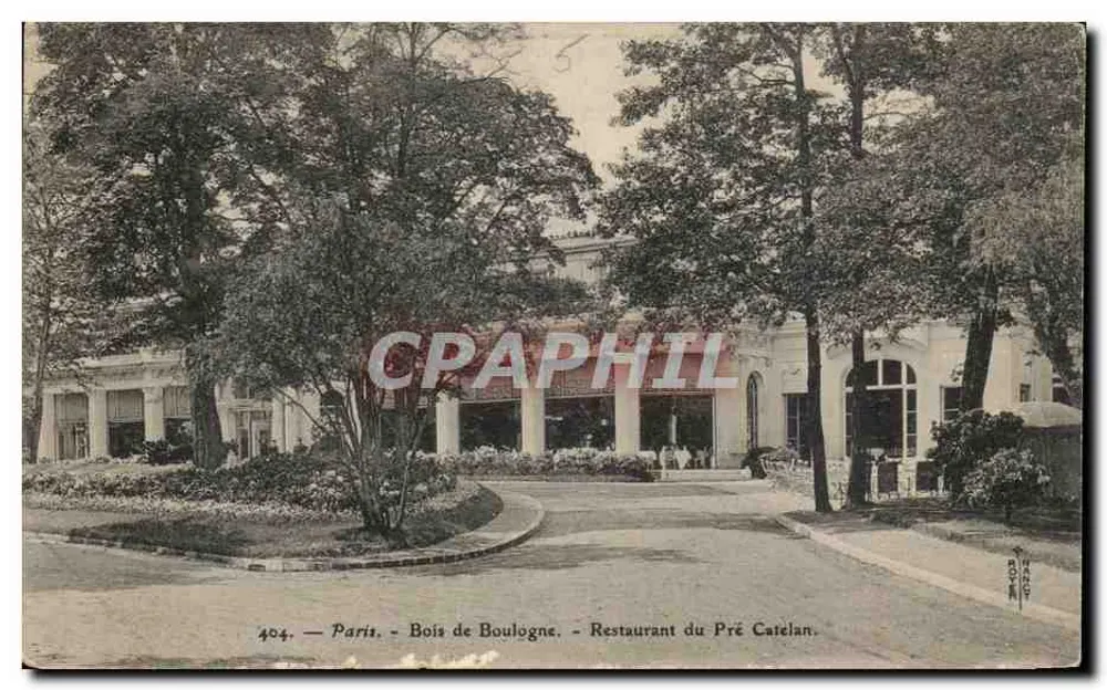 Paris - Bois de Boulogne - Restaurant du Pré Catelan — éditeur DAGNE n°404 - Vorderseite