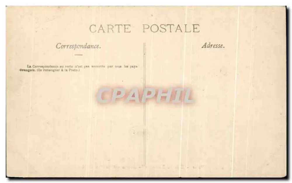 Paris - Bois de Boulogne - Restaurant du Pré Catelan — éditeur DAGNE n°404 - Rückseite