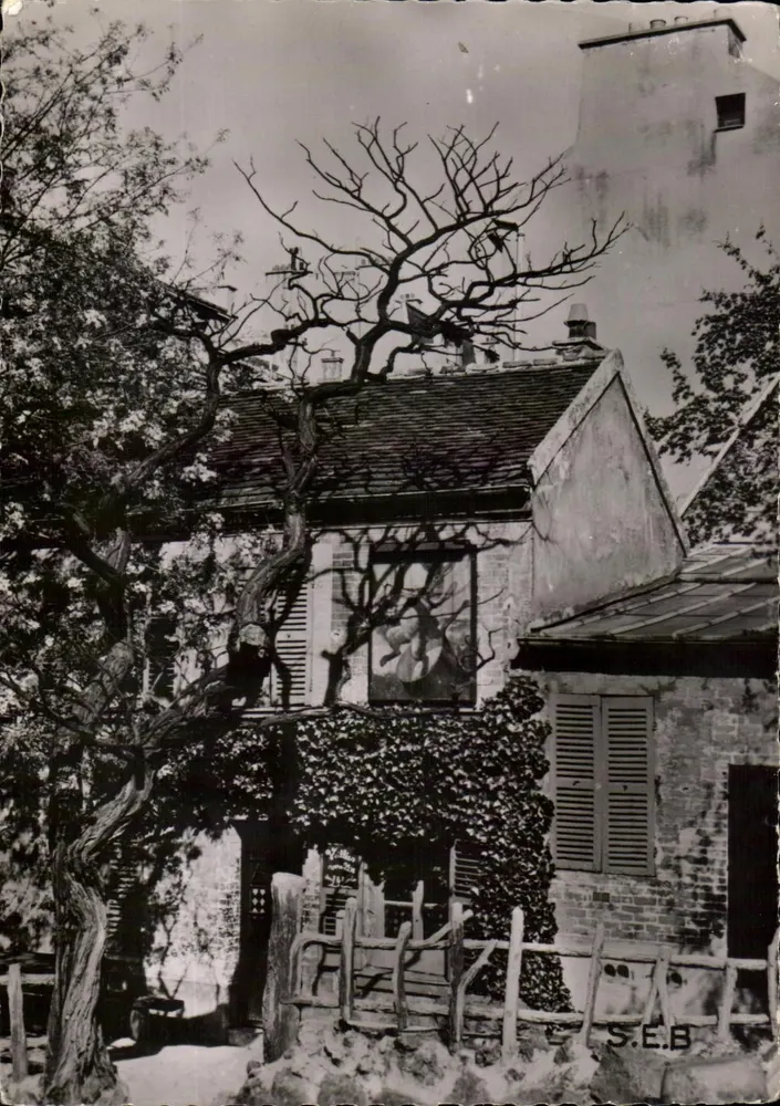 Paris - o « Lapin agile » em Montmartre — S.E.B. - Frente