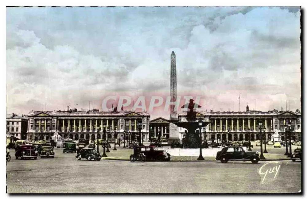 Place de la Concorde — Paris — Editions d'Art 'Guy' - Vorderseite