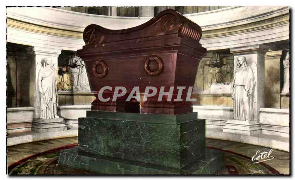 Paris - Os Invalidos — Túmulo de Napoleão — Edições Lavelle & Estel - Frente