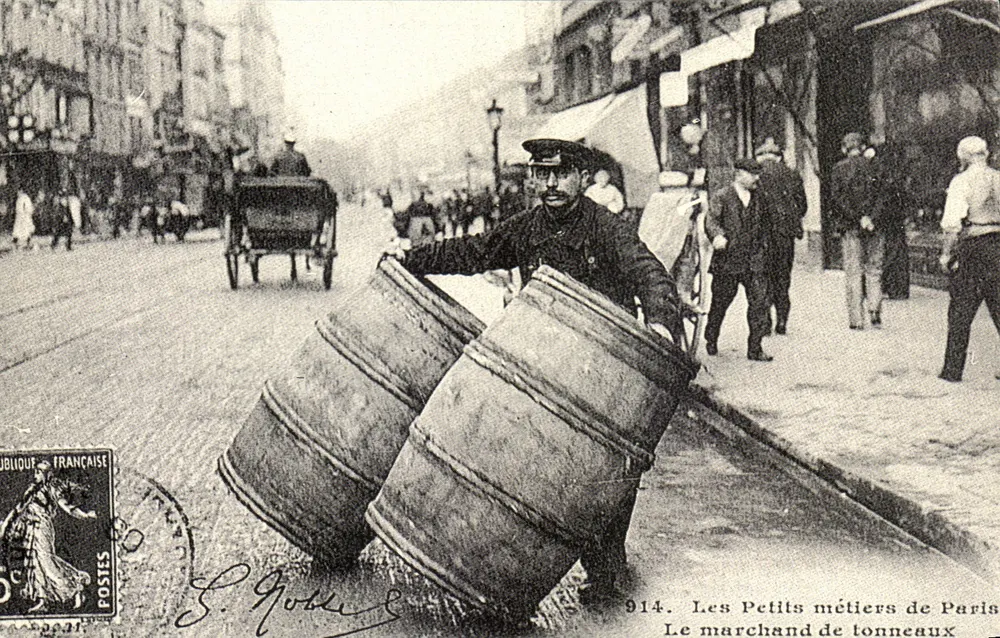 Der Fässler — Die Kleinen Handwerke von Paris — S. Gomby - Vorderseite