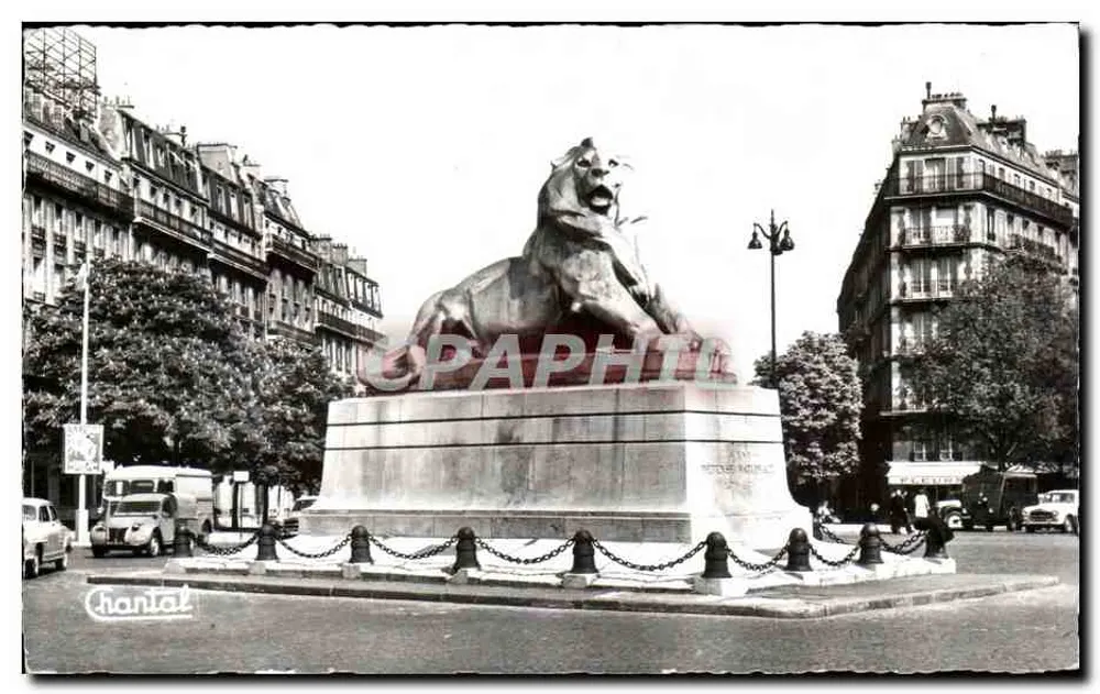 Der Löwe von Belfort — Place Denfert-Rochereau — Editions Chantal - Vorderseite