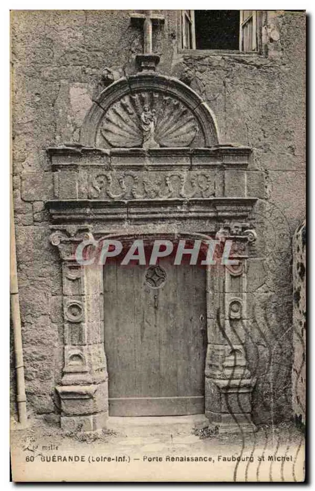 Guérande (Loire-Inf.) — Renaissance-Tor, Faubourg St Michel — Verlag: L. Mollie, Nr. 80 - Vorderseite
