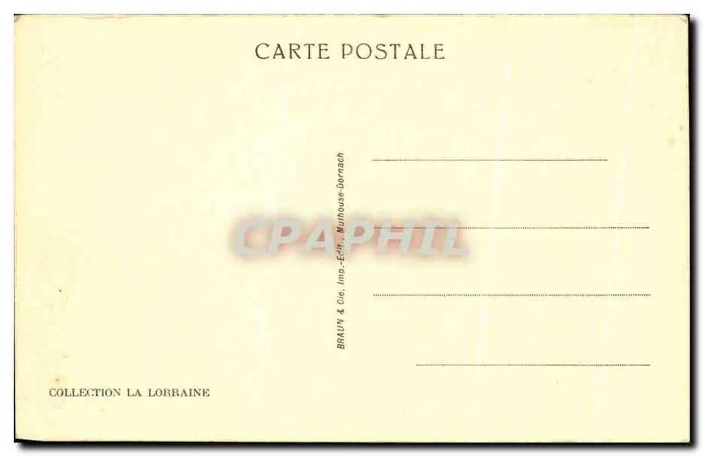 Domrémé — A Igreja — Coleção La Lorraine - Verso