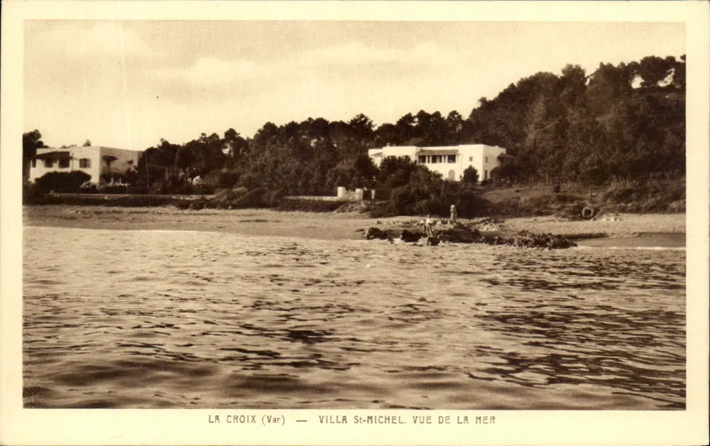 La Croix (Var) — Villa St-Michel, Blick aufs Meer - Vorderseite