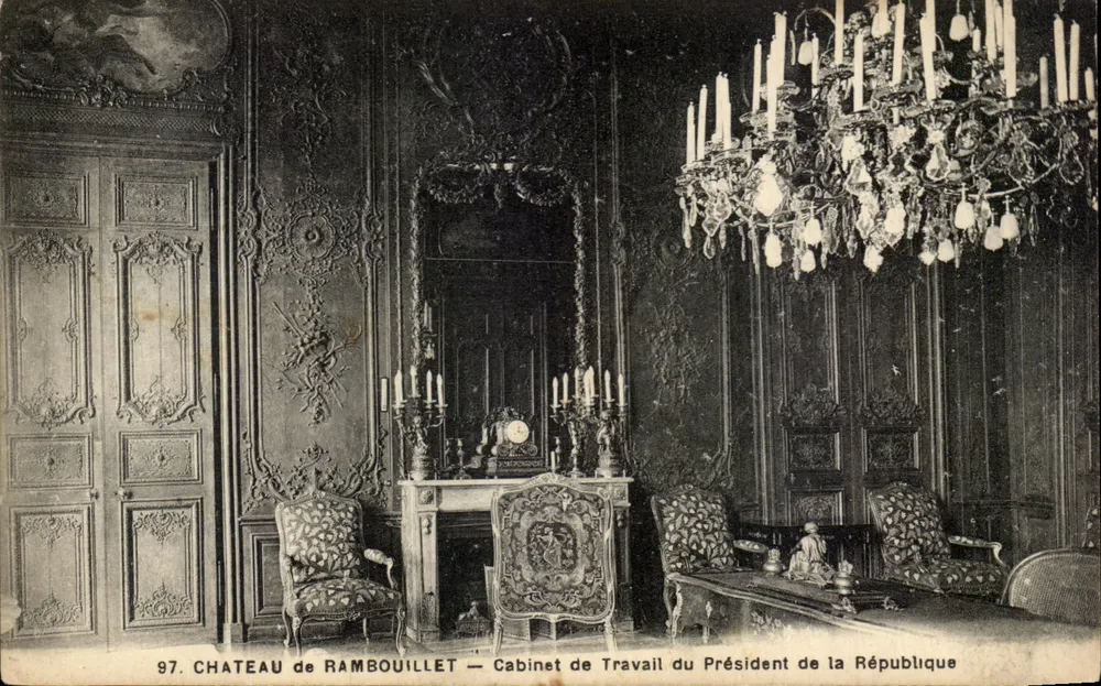 Schloss Rambouillet — Arbeitszimmer des Präsidenten der Republik — n°97 - Vorderseite