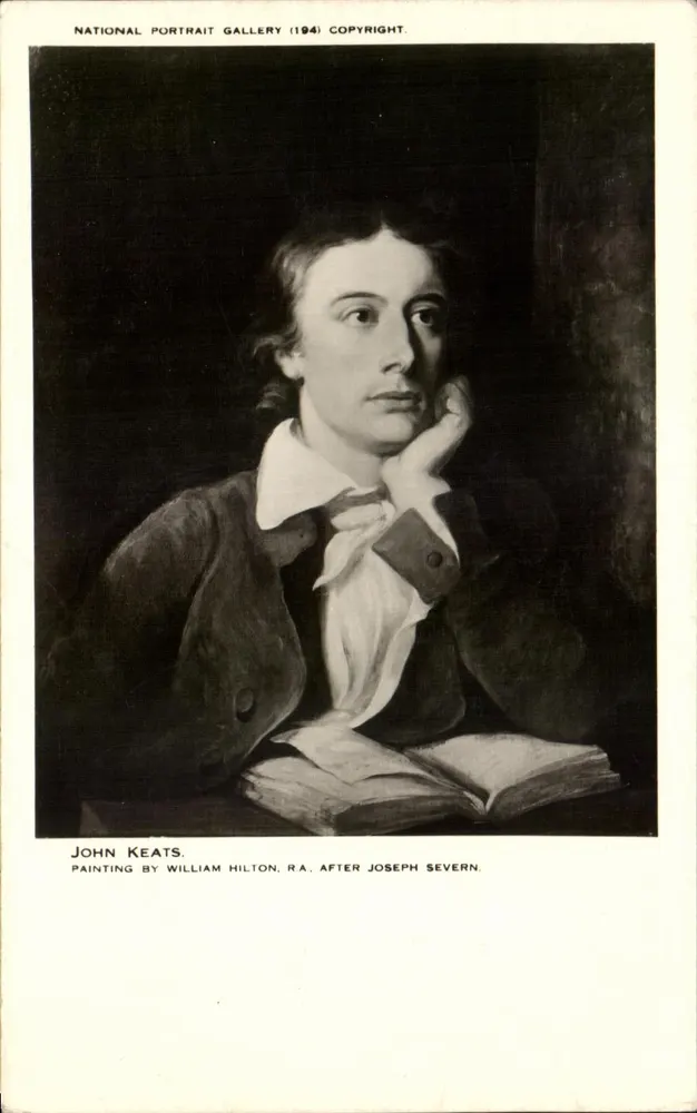 John Keats — englischer Dichter — National Portrait Gallery (194) Urheberrecht - Vorderseite