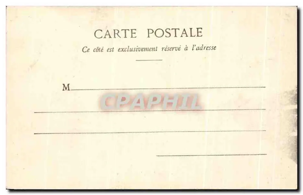 Chamois op de Berg — 1907 — Pittier, fot.-edit., Annecy - Achterkant